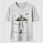 Alien Abduction Cat Classic T-Shirt