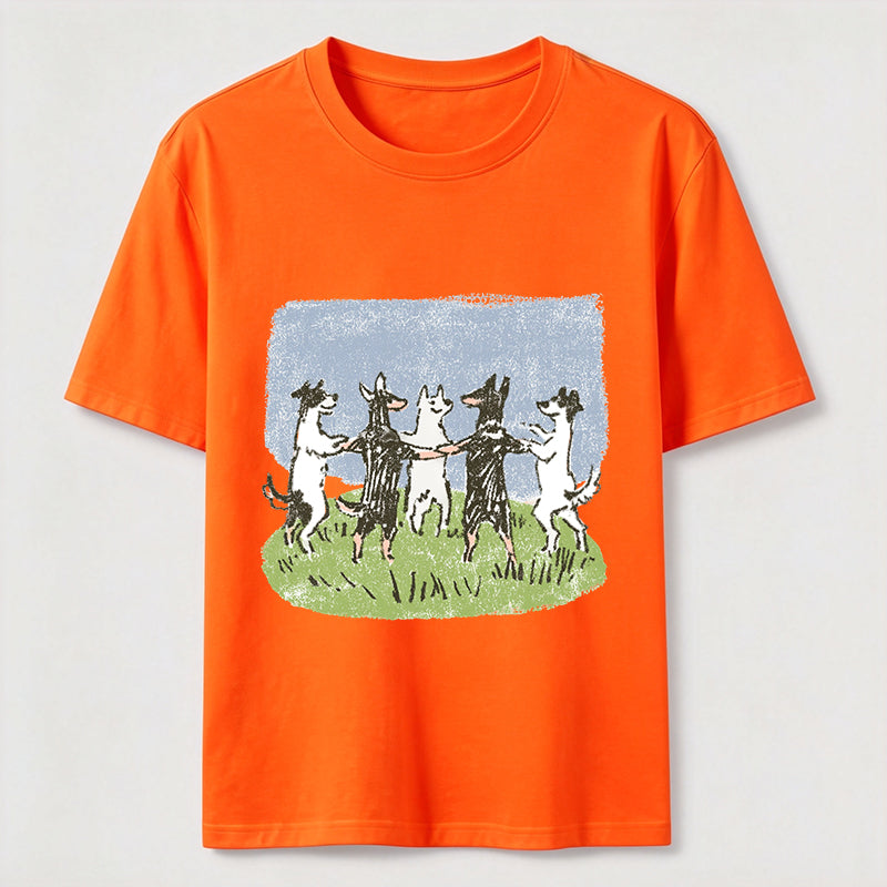 Happy Dancing Dogs Classic T-Shirt