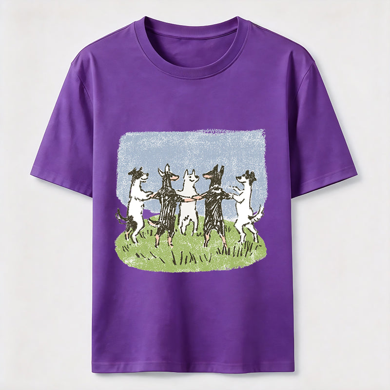 Happy Dancing Dogs Classic T-Shirt