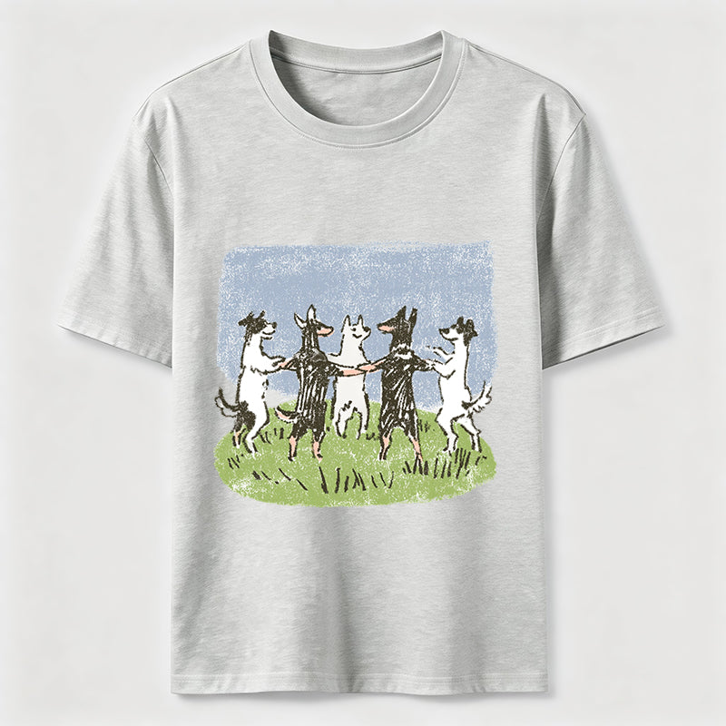 Happy Dancing Dogs Classic T-Shirt