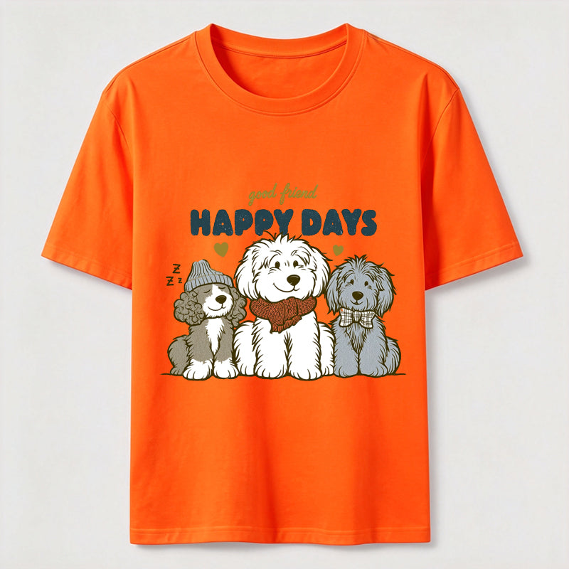 Happy Days Dog Friends Classic T-Shirt