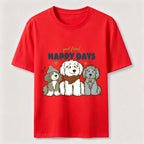 Happy Days Dog Friends Classic T-Shirt