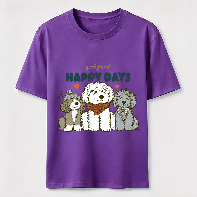 Happy Days Dog Friends Classic T-Shirt