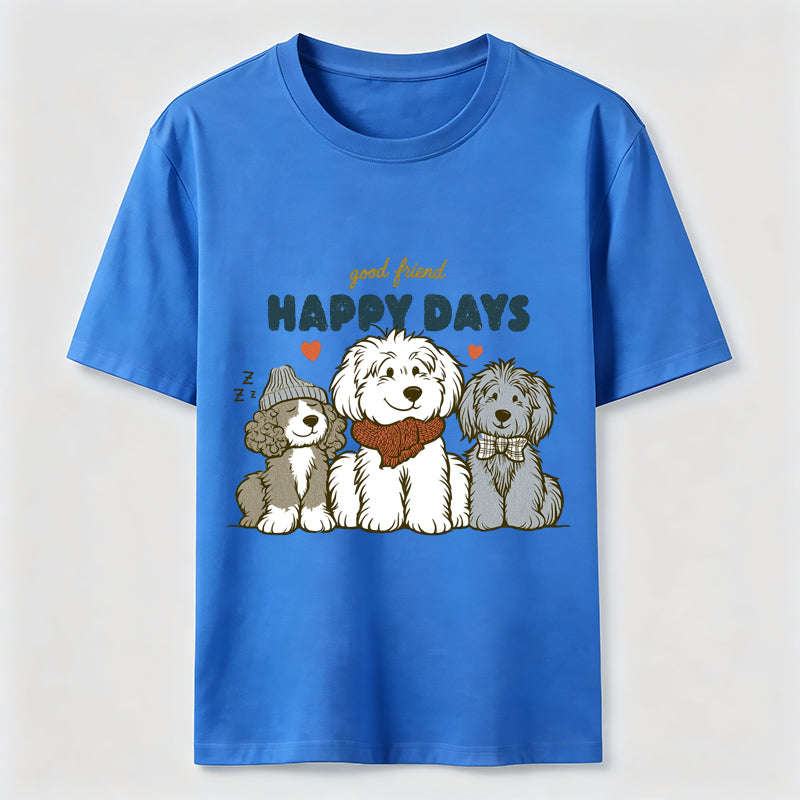 Happy Days Dog Friends Classic T-Shirt