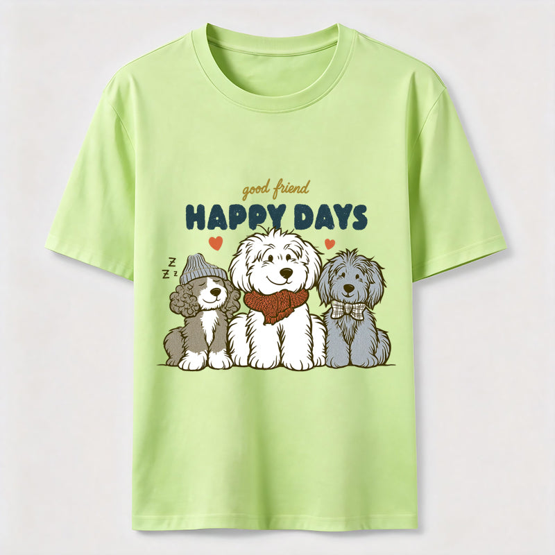 Happy Days Dog Friends Classic T-Shirt