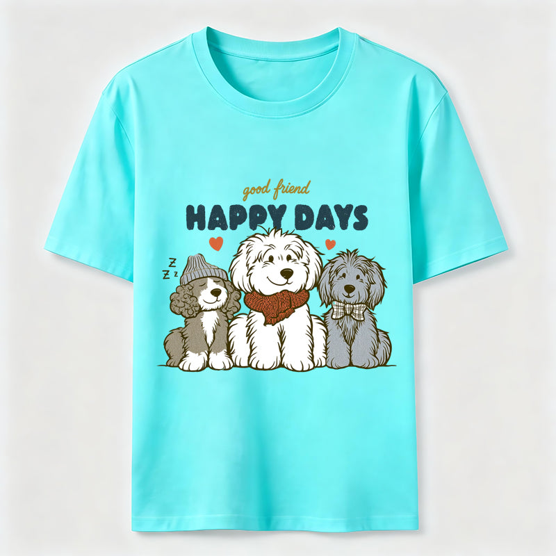Happy Days Dog Friends Classic T-Shirt