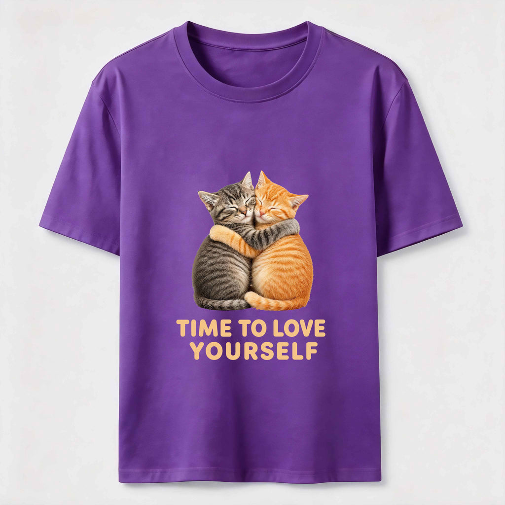 Time to Love Yourself Cats Classic T-Shirt