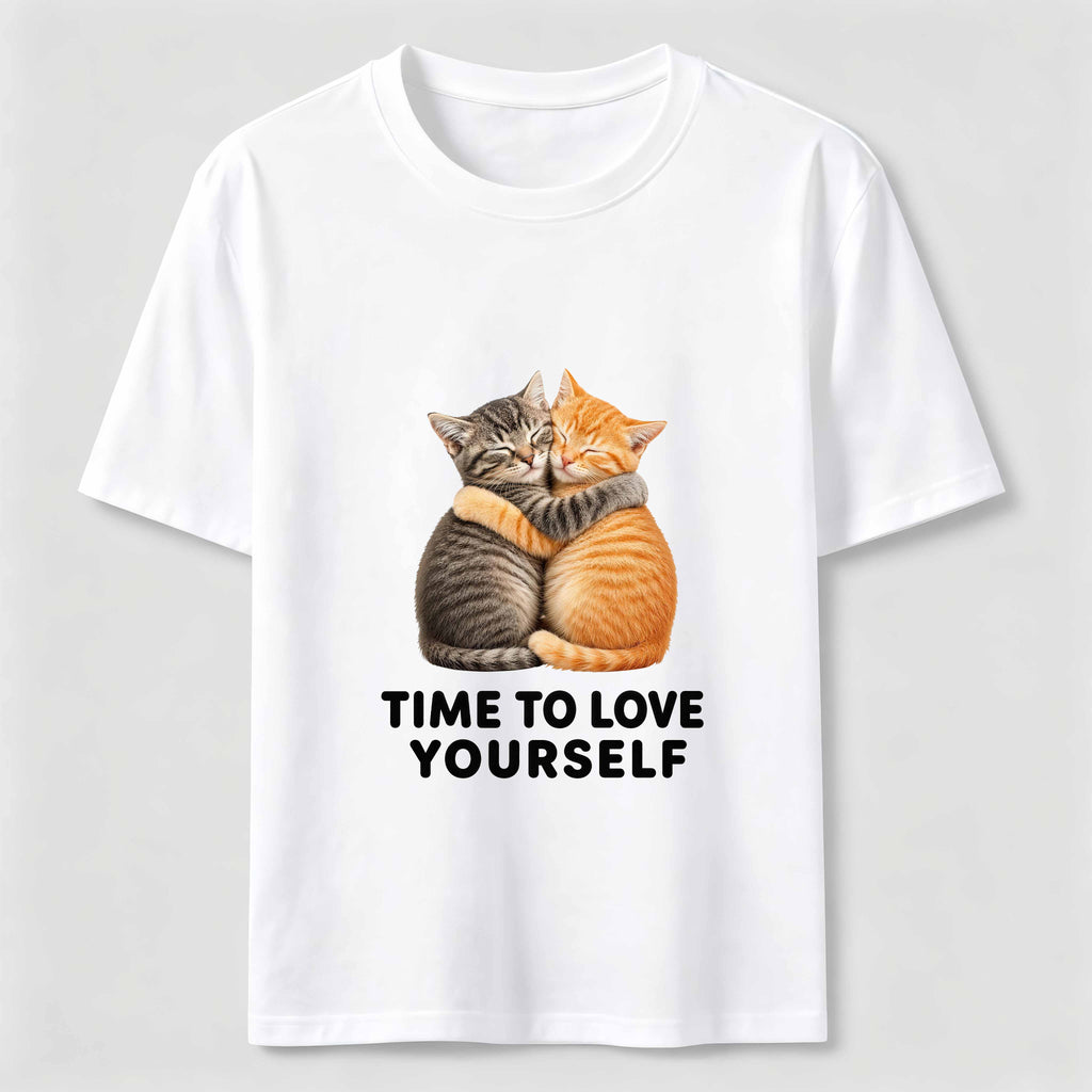 Time to Love Yourself Cats Classic T-Shirt
