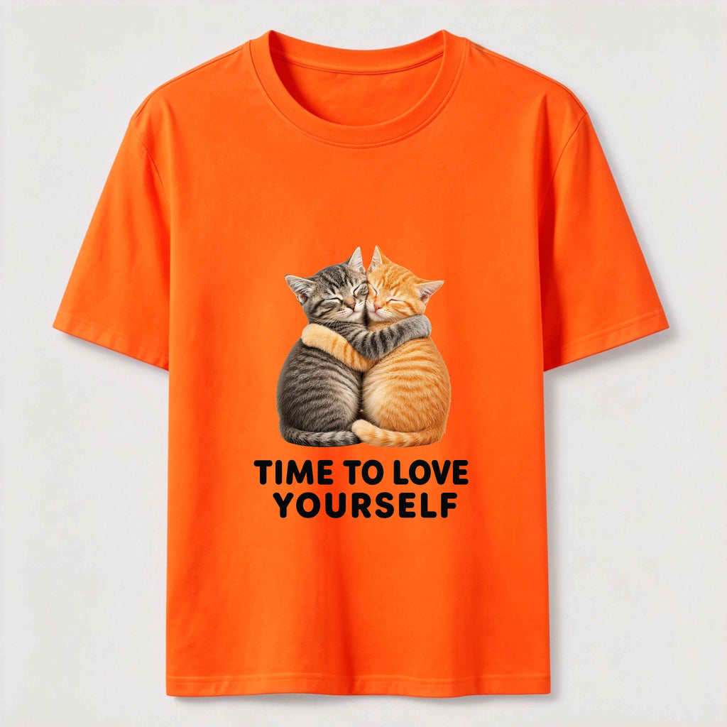 Time to Love Yourself Cats Classic T-Shirt
