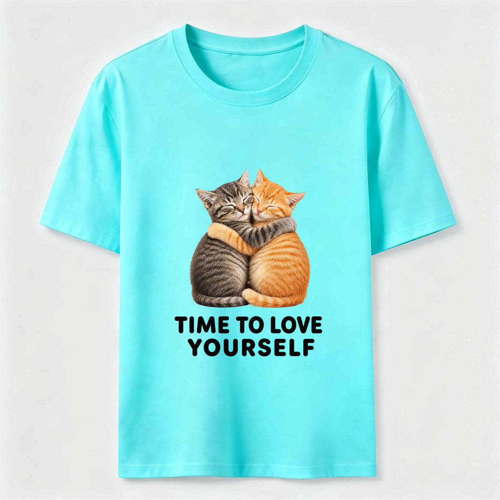 Time to Love Yourself Cats Classic T-Shirt