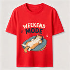Weekend Mode Cat Classic T-Shirt