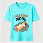 Weekend Mode Cat Classic T-Shirt