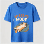 Weekend Mode Cat Classic T-Shirt