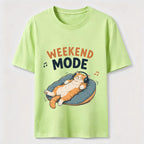 Weekend Mode Cat Classic T-Shirt