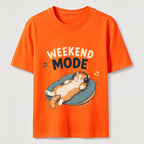 Weekend Mode Cat Classic T-Shirt