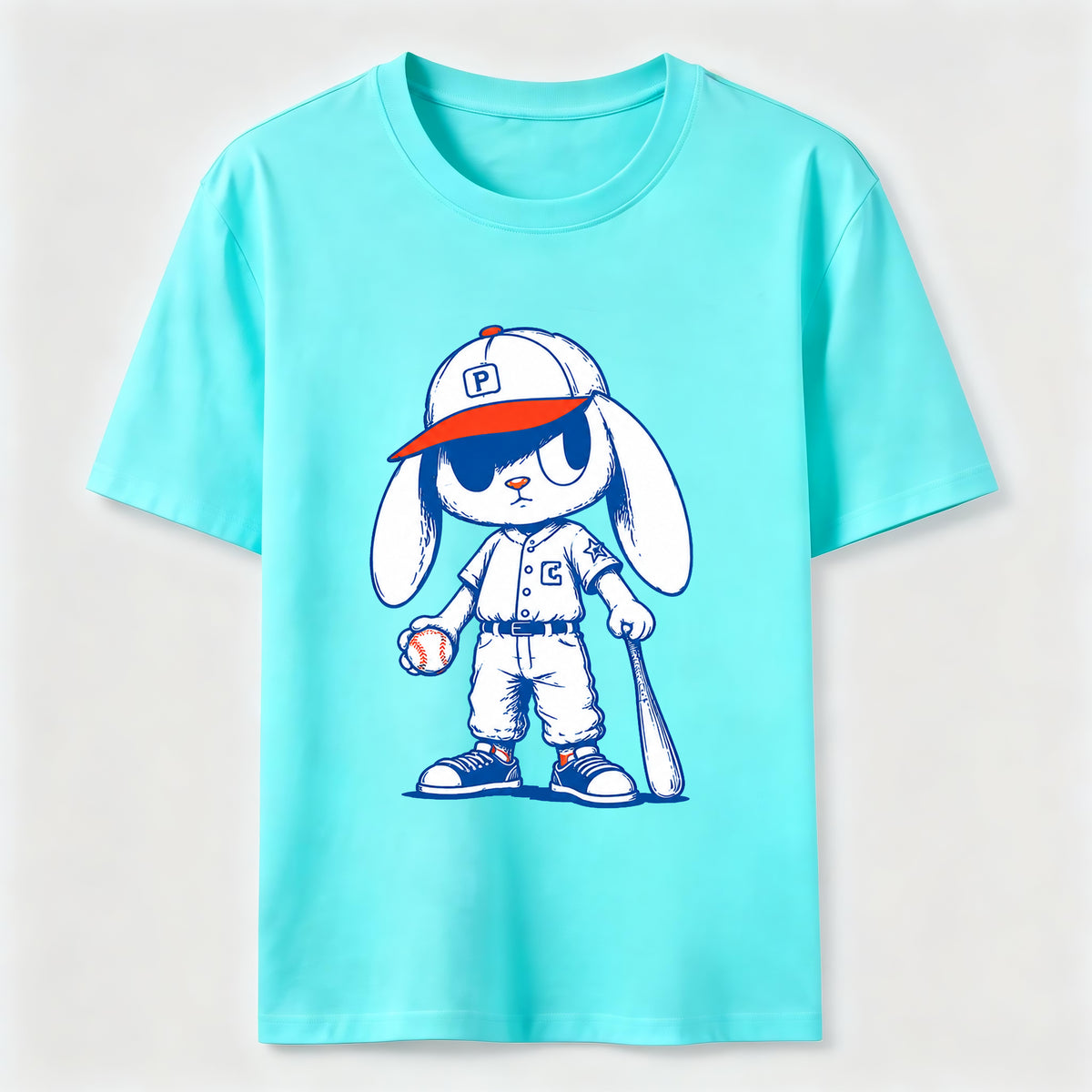 Sneaky Baseball Rabbit Classic T-Shirt