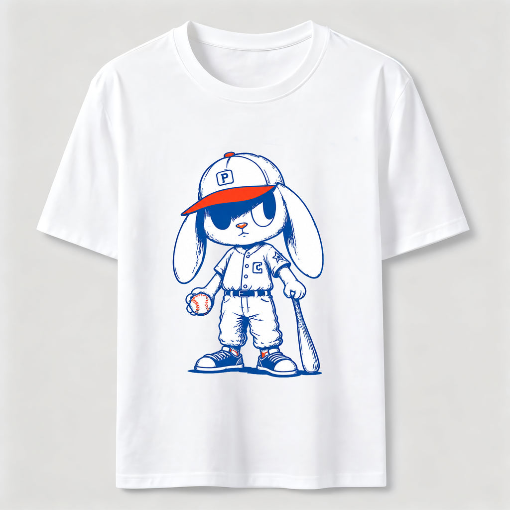 Sneaky Baseball Rabbit Classic T-Shirt