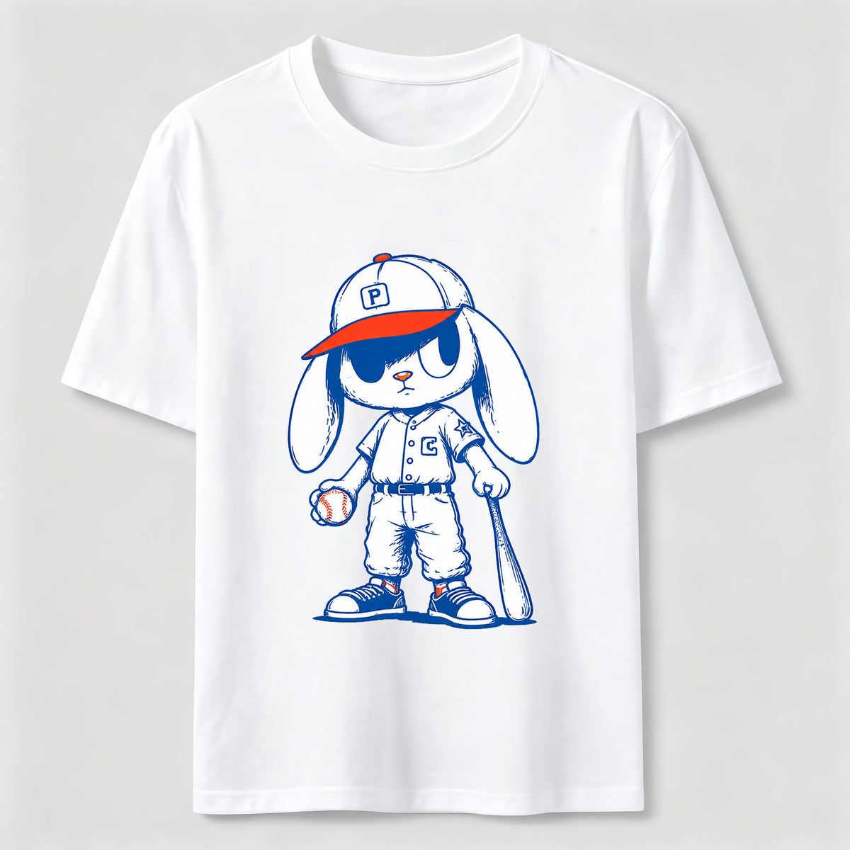 Sneaky Baseball Rabbit Classic T-Shirt