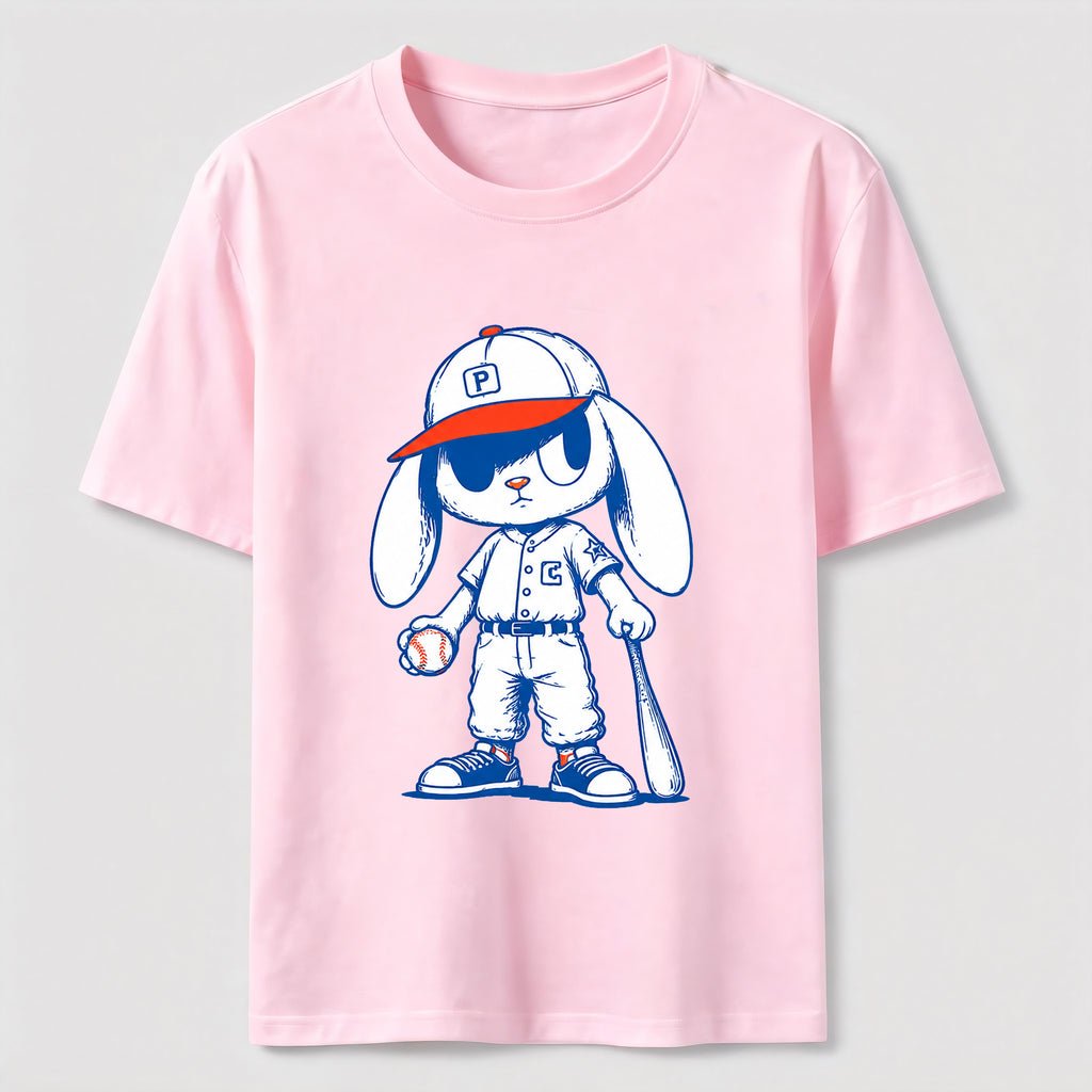 Sneaky Baseball Rabbit Classic T-Shirt