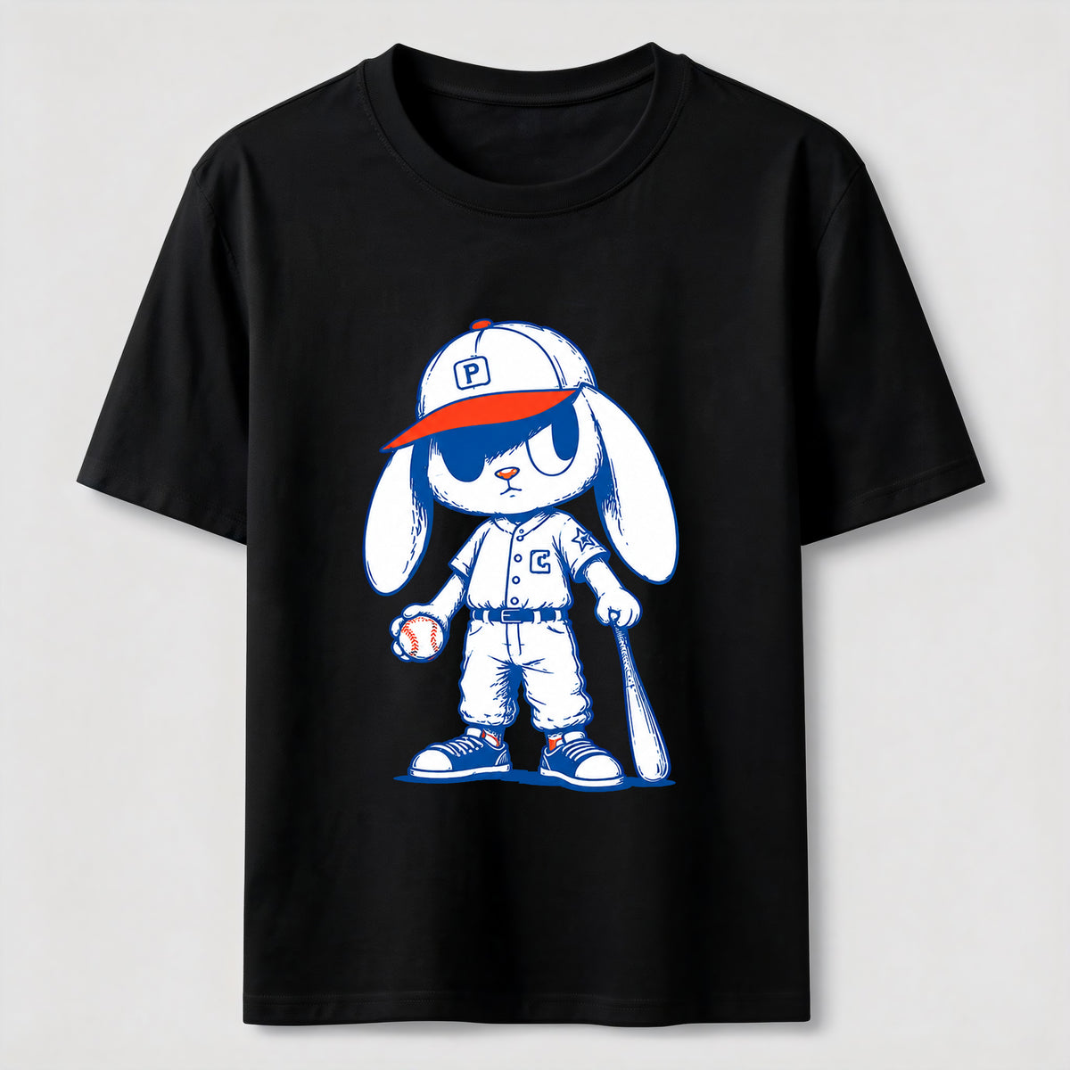 Sneaky Baseball Rabbit Classic T-Shirt