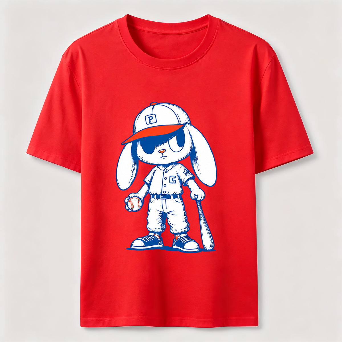 Sneaky Baseball Rabbit Classic T-Shirt