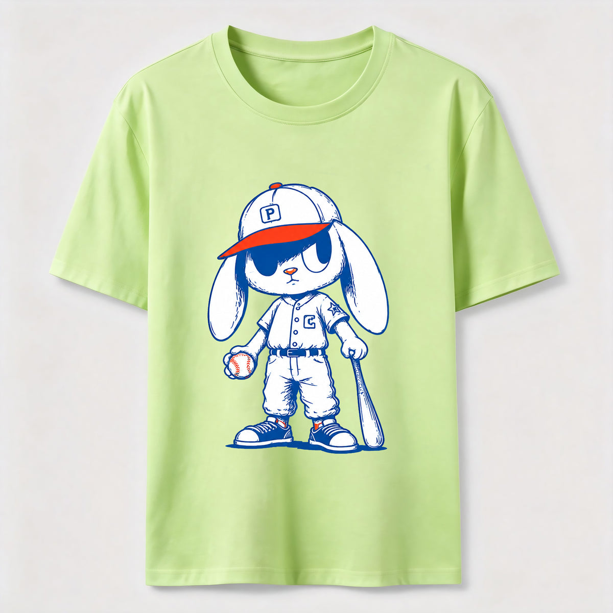 Sneaky Baseball Rabbit Classic T-Shirt
