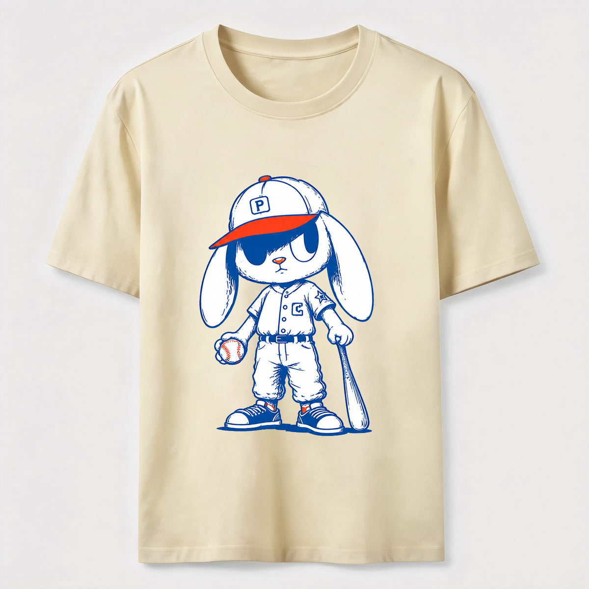 Sneaky Baseball Rabbit Classic T-Shirt