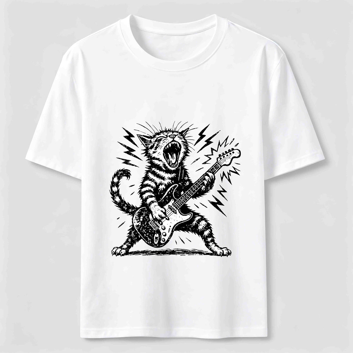 Rock and Roll Cat Classic T-Shirt