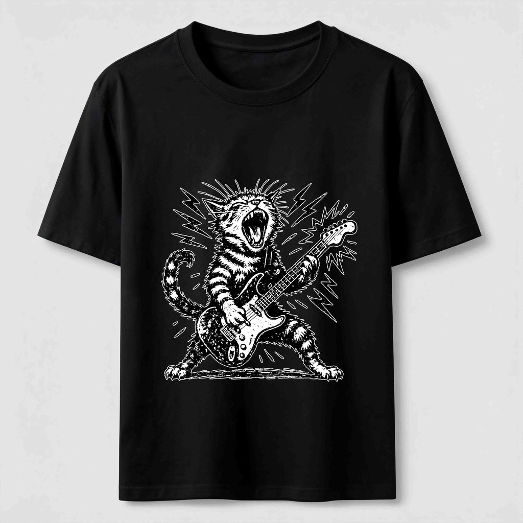 Rock and Roll Cat Classic T-Shirt