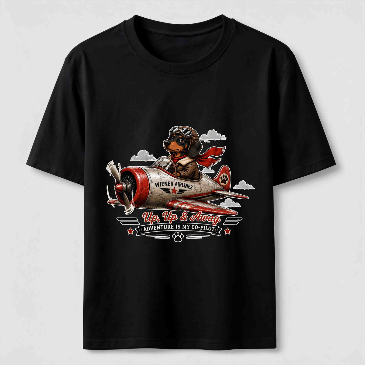 Wiener Pilot Dog Classic T-Shirt