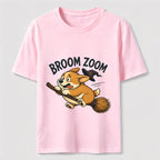 Broom Zoom Corgi Classic T-Shirt