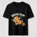 Broom Zoom Corgi Classic T-Shirt