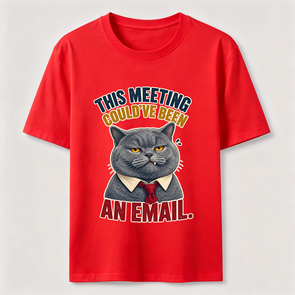 This Meeting Could Have Been an Email Cat Classic T-Shirt