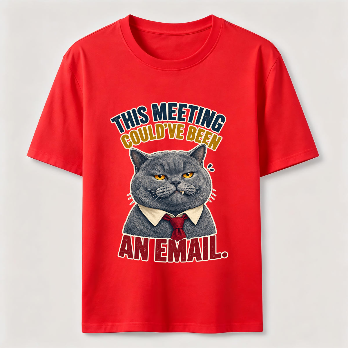 This Meeting Could Have Been an Email Cat Classic T-Shirt