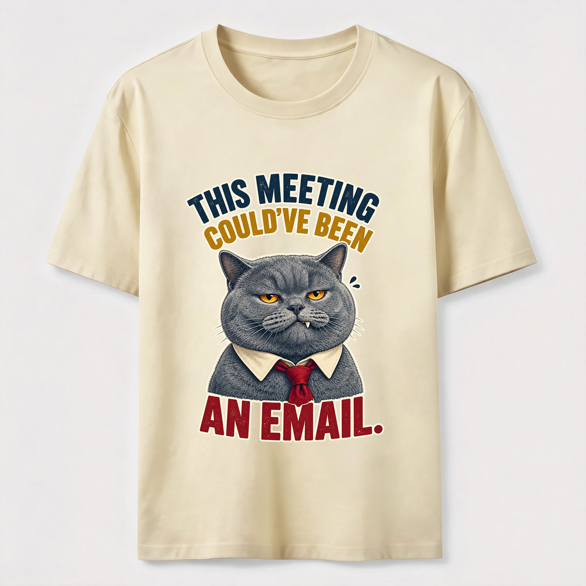 This Meeting Could Have Been an Email Cat Classic T-Shirt