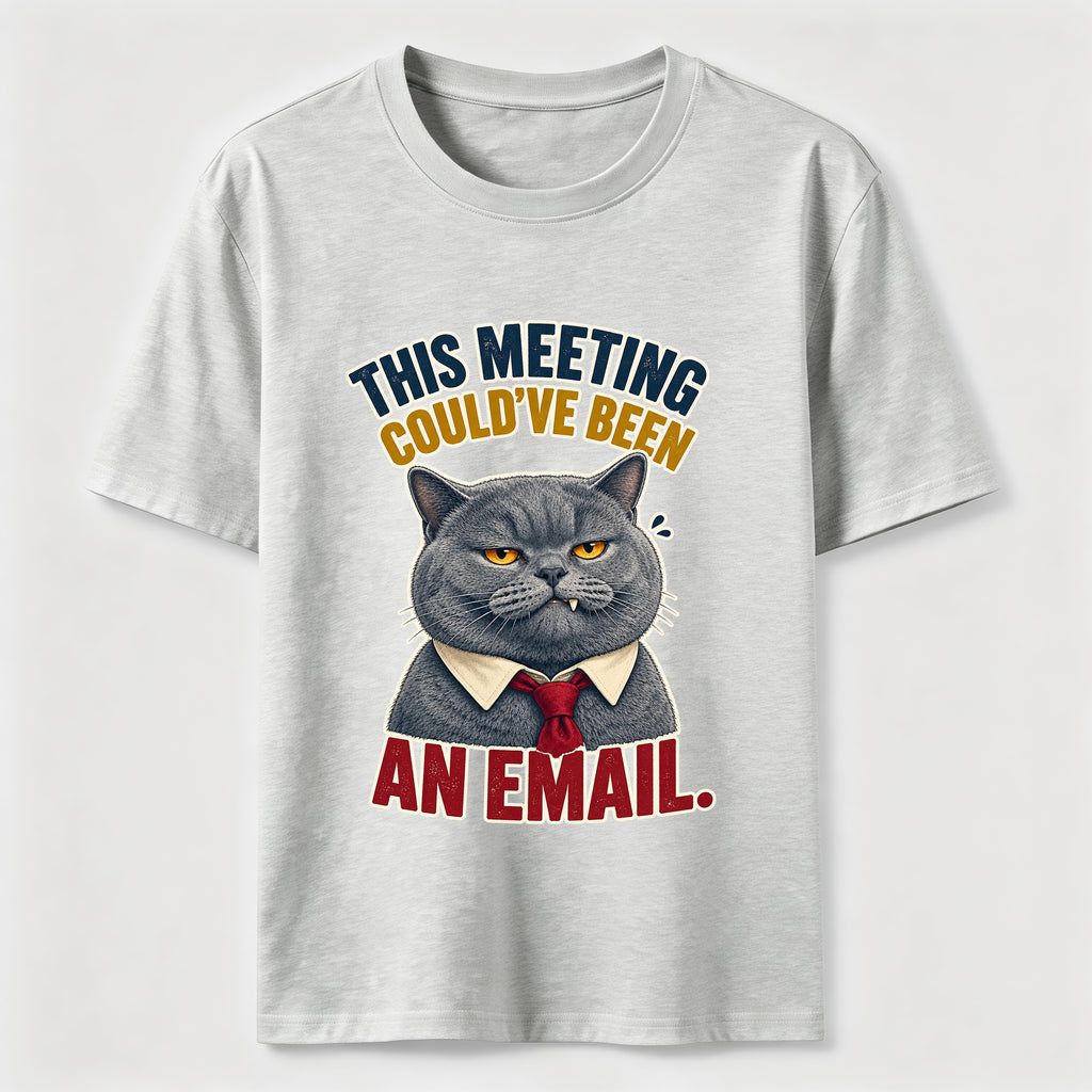 This Meeting Could Have Been an Email Cat Classic T-Shirt
