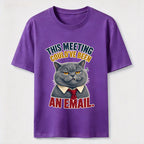 This Meeting Could Have Been an Email Cat Classic T-Shirt