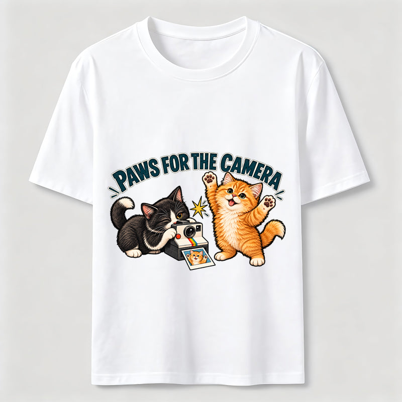 Paws for the Camera Cats Classic T-Shirt