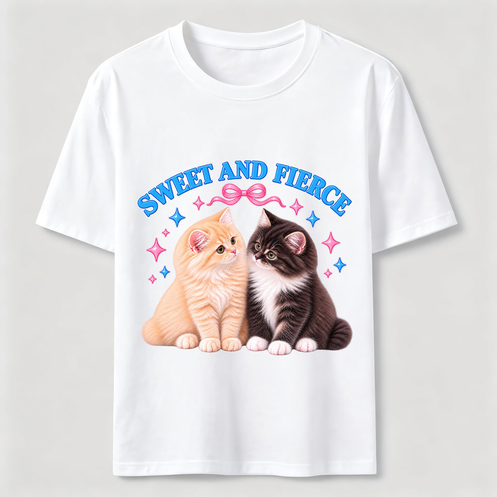 Sweet and Fierce Cats Classic T-Shirt