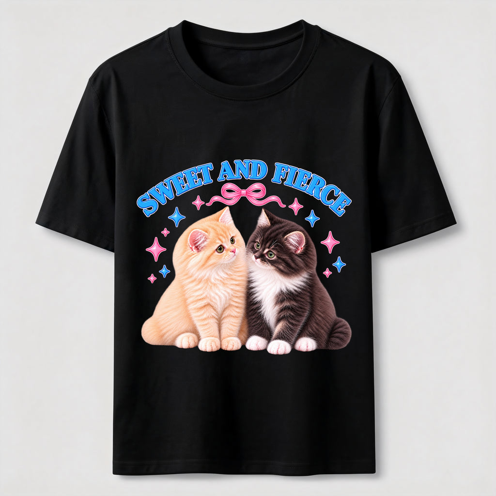 Sweet and Fierce Cats Classic T-Shirt