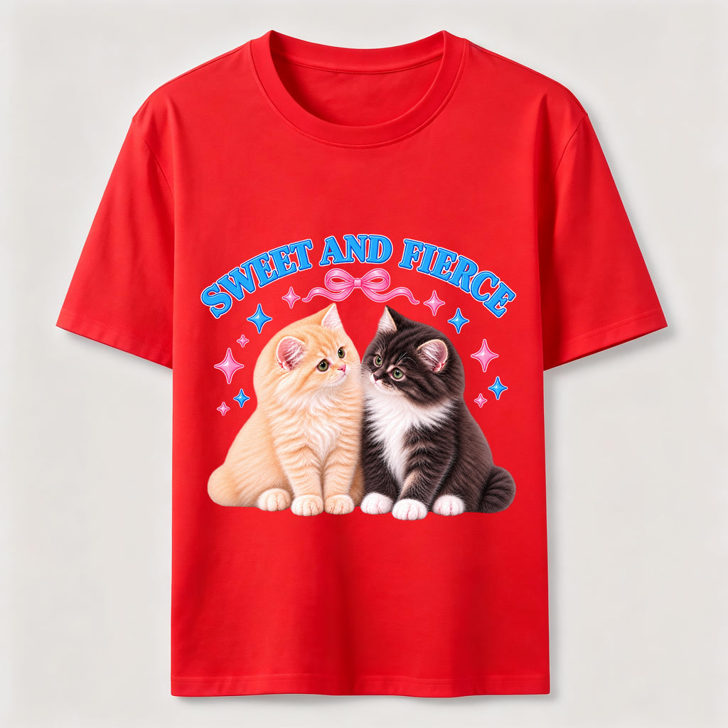 Sweet and Fierce Cats Classic T-Shirt