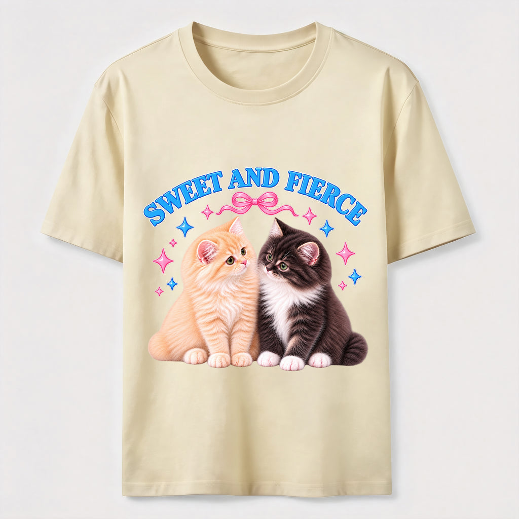 Sweet and Fierce Cats Classic T-Shirt