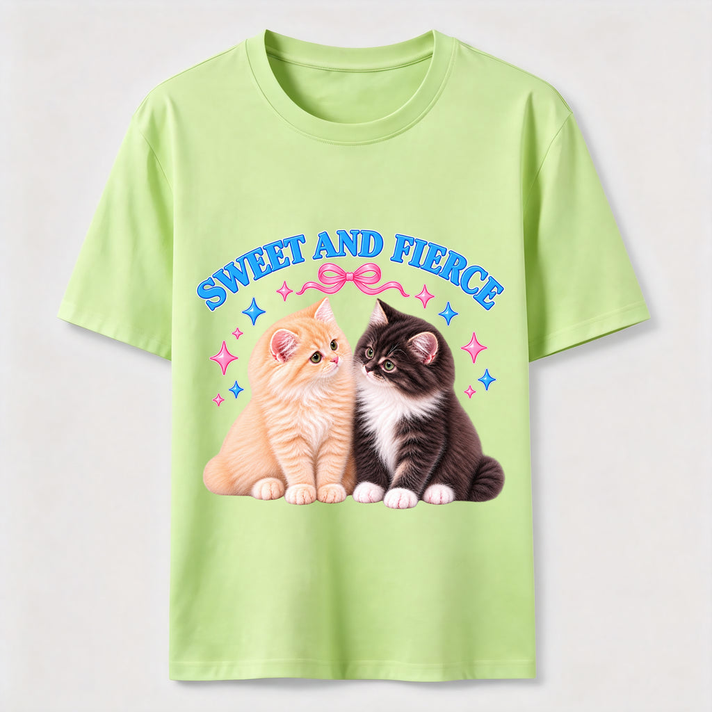 Sweet and Fierce Cats Classic T-Shirt