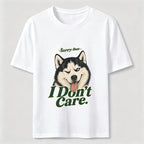 I Do Not Care Husky Classic T-Shirt