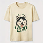 I Do Not Care Husky Classic T-Shirt