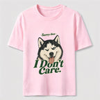 I Do Not Care Husky Classic T-Shirt