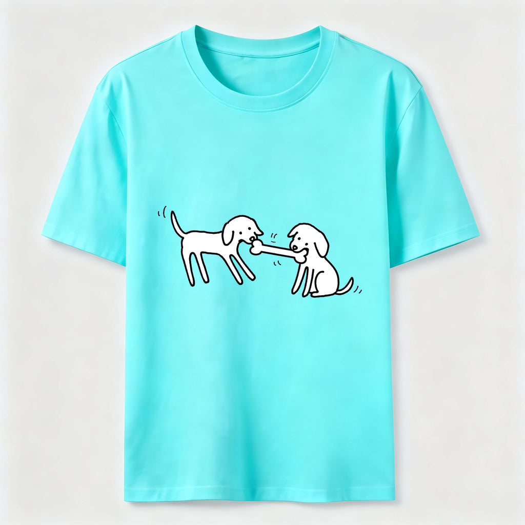 Tug of War Dogs Classic T-Shirt