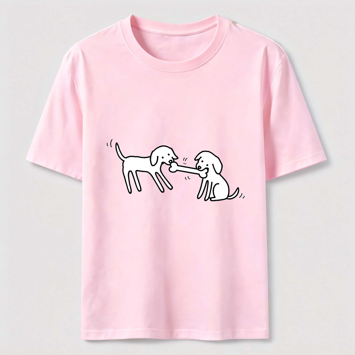 Tug of War Dogs Classic T-Shirt