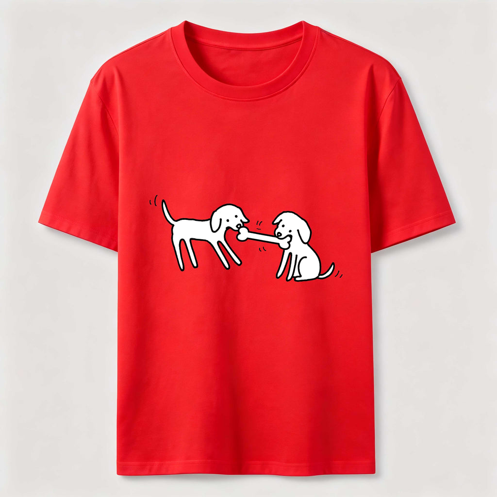 Tug of War Dogs Classic T-Shirt