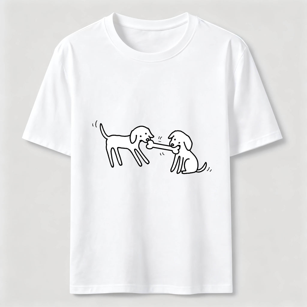Tug of War Dogs Classic T-Shirt
